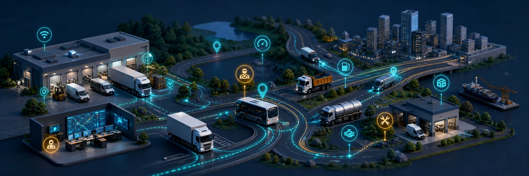 Vehicle Tracking & Fleet Management connected product ecosystem